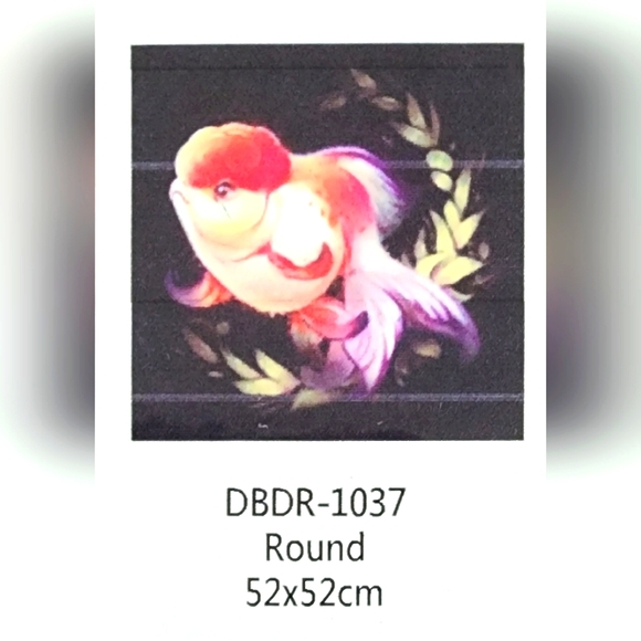 Distracted by Diamonds diamond painting kit Oranda Goldfish - Picture 3 of 4